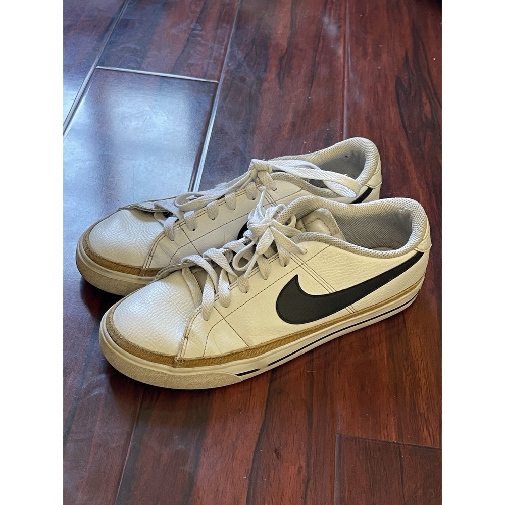 Nike Court Legacy White Desert Ochre Black CU4150-102 Mens Size 8 Casual Shoes